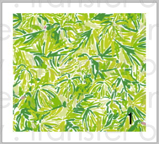 Printed HTV PREPPY PINK AND GREEN Pattern Heat Transfer Vinyl 12 x 12 inch sheet