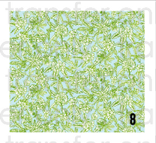 Load image into Gallery viewer, Printed HTV PREPPY PINK AND GREEN Pattern Heat Transfer Vinyl 12 x 12 inch sheet