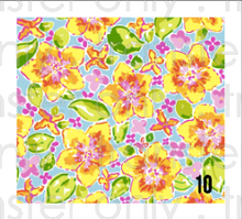Load image into Gallery viewer, Printed HTV PREPPY PINK AND GREEN Pattern Heat Transfer Vinyl 12 x 12 inch sheet