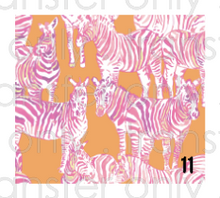 Load image into Gallery viewer, Printed HTV PREPPY PINK AND GREEN Pattern Heat Transfer Vinyl 12 x 12 inch sheet