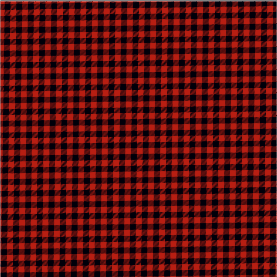 Printed HTV RED AND BLACK BUFFALO PLAID Pattern Heat Transfer Vinyl 12 x 12