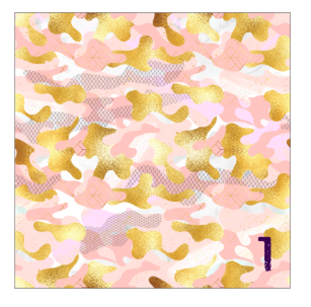 Printed HTV CAMOUFLAGE Patterned Heat Transfer Vinyl 12 x 12 sheet