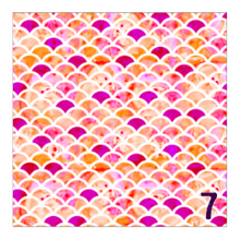 Load image into Gallery viewer, Printed HTV JOYFUL SIREN Patterned Heat Transfer Vinyl 12 x 12 inch sheet