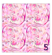 Load image into Gallery viewer, Printed Adhesive Vinyl JOYFUL SIREN Patterned Vinyl 12 x 12 inch sheet
