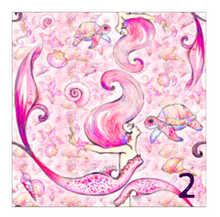 Load image into Gallery viewer, Printed Adhesive Vinyl JOYFUL SIREN Patterned Vinyl 12 x 12 inch sheet