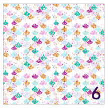 Load image into Gallery viewer, Printed Adhesive Vinyl MERMAIDS, PLEASE Patterned Vinyl 12 x 12 inch sheet