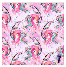 Load image into Gallery viewer, Printed HTV MERMAIDS, PLEASE Patterned Heat Transfer Vinyl 12 x 12 inch sheet