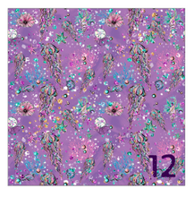 Load image into Gallery viewer, Printed Adhesive Vinyl MERMAIDS, PLEASE Patterned Vinyl 12 x 12 inch sheet