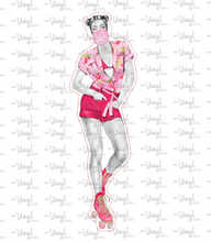Load image into Gallery viewer, Mini Sticker (G10_27_49M) Roller Girl