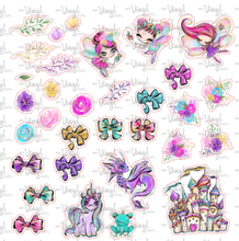 Load image into Gallery viewer, Sticker Sheet FAIRYLAND Full 12 x 12 inch Sheet