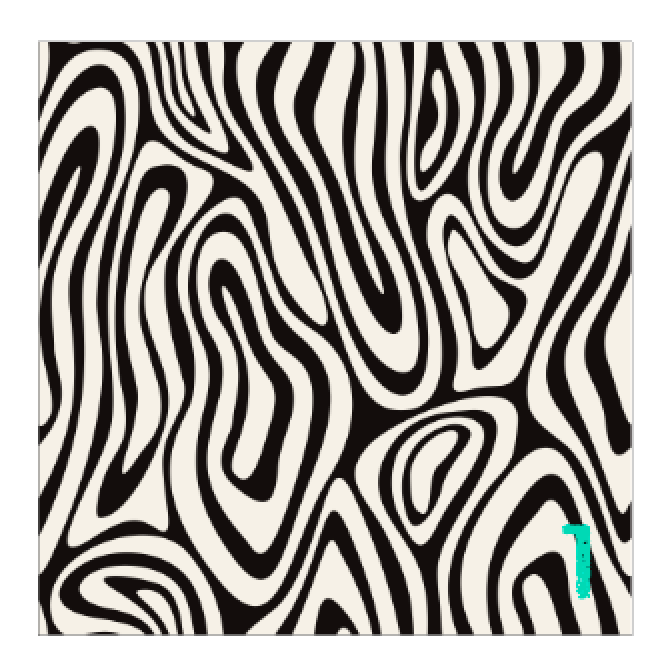 Printed Adhesive Vinyl SPOTTED Black and White Modern Patterned Vinyl 12 x 12 inch sheet