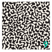 Load image into Gallery viewer, Printed HTV SPOTTED Black and White Minimalistic Patterned Heat Transfer Vinyl 12 x 12&quot; sheet