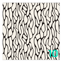 Load image into Gallery viewer, Printed Adhesive Vinyl SPOTTED Black and White Modern Patterned Vinyl 12 x 12 inch sheet