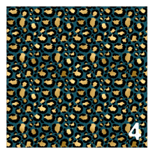 Load image into Gallery viewer, Printed HTV GOLDEN LEOPARD Patterned Vinyl 12 x 12 sheet