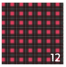 Load image into Gallery viewer, Printed HTV BUFFALO PLAID LUMBERJACK Pattern Heat Transfer Vinyl 12 x 12 inch sheet