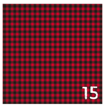 Load image into Gallery viewer, Printed HTV BUFFALO PLAID LUMBERJACK Pattern Heat Transfer Vinyl 12 x 12 inch sheet
