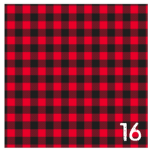 Load image into Gallery viewer, Printed Adhesive Vinyl BUFFALO PLAID LUMBERJACK Patterned Vinyl 12 x 12 sheet