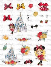 Load image into Gallery viewer, Waterslide Sheet of Decals waterproof inkjet MOUSE UPON A TIME