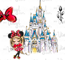 Load image into Gallery viewer, Waterslide Sheet of Decals waterproof inkjet MOUSE UPON A TIME