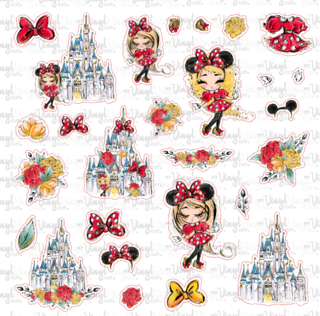 Sticker Sheet MOUSE UPON A TIME Full Sheet