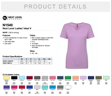 Load image into Gallery viewer, Next Level Ladies&#39; Ideal V