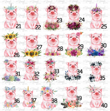 Load image into Gallery viewer, Waterslide Decal Piggy Pick one image