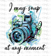 Load image into Gallery viewer, Waterslide Decal I may Snap at any Moment