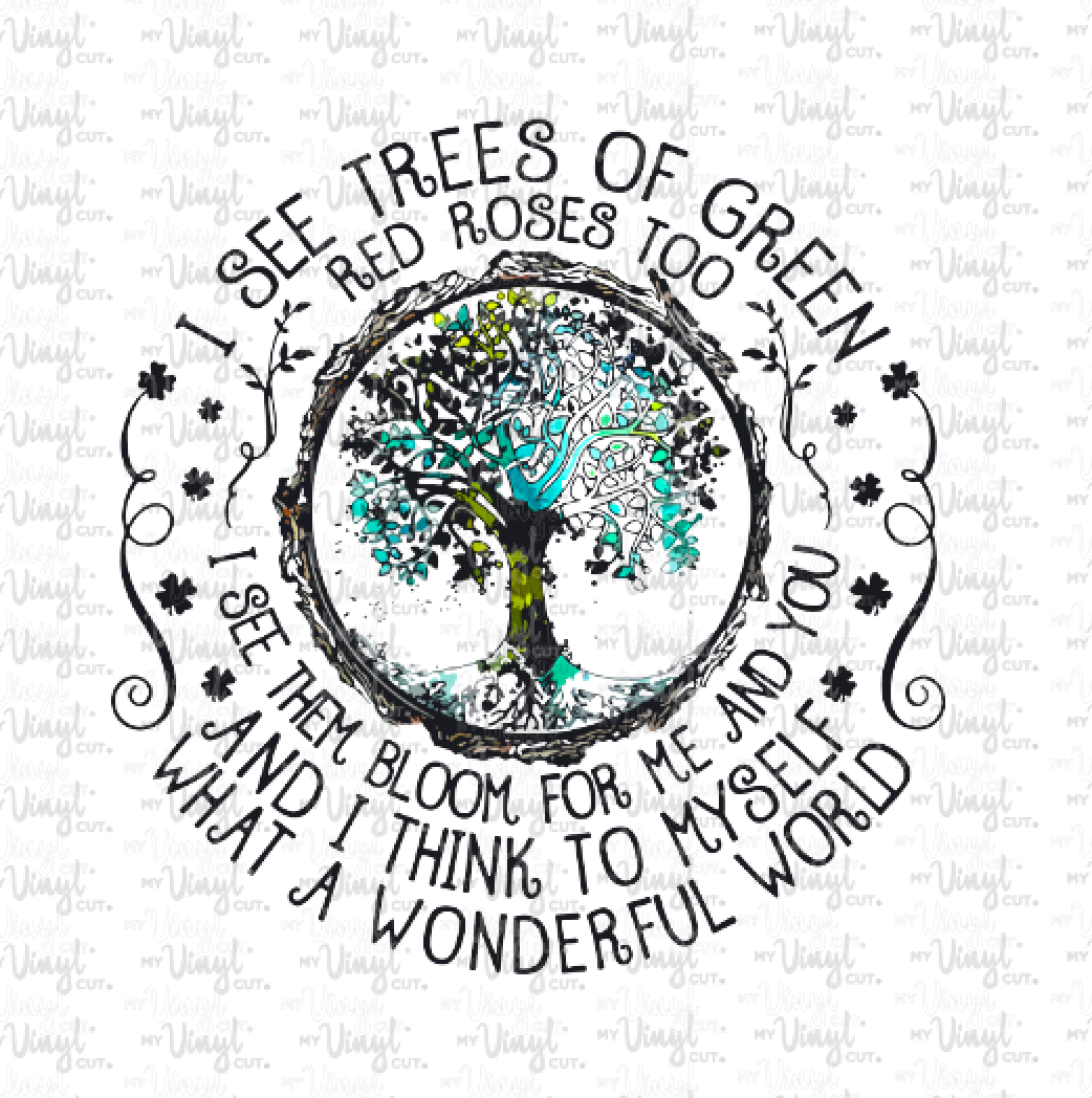 Waterslide Decal 36K Trees of Green