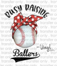 Load image into Gallery viewer, Sticker | 36i | Busy Raising Ballers | Waterproof Vinyl Sticker | White | Clear | Permanent | Removable | Window Cling | Glitter | Holographic