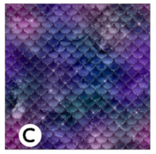 Load image into Gallery viewer, Printed Adhesive Vinyl MERMAID GLITTERS Pattern Vinyl 12 x 12 inch sheet