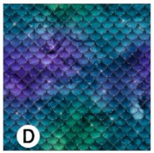 Load image into Gallery viewer, Printed Adhesive Vinyl MERMAID GLITTERS Pattern Vinyl 12 x 12 inch sheet