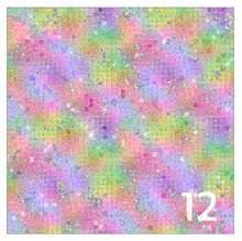 Load image into Gallery viewer, Printed Adhesive Vinyl DISCO MIRROR BALL Pattern Vinyl 12 x 12 inch sheets