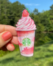 Load image into Gallery viewer, Sticker | 49K | Pink Drink | Waterproof Vinyl Sticker | White | Clear | Permanent | Removable | Window Cling | Glitter | Holographic