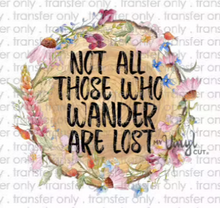Load image into Gallery viewer, Sticker | 24D | Those Who Wander | Waterproof Vinyl Sticker | White | Clear | Permanent | Removable | Window Cling | Glitter | Holographic