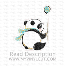 Load image into Gallery viewer, Sticker | 69G | Panda Bamboo | Waterproof Vinyl Sticker | White | Clear | Permanent | Removable | Window Cling | Glitter | Holographic