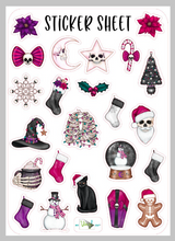 Load image into Gallery viewer, Sticker Sheet 75 Set of little planner stickers Seasons Creepings