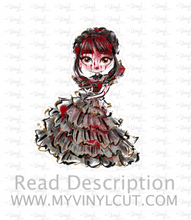 Load image into Gallery viewer, Sticker | 68E | Wednesday | Waterproof Vinyl Sticker | White | Clear | Permanent | Removable | Window Cling | Glitter | Holographic