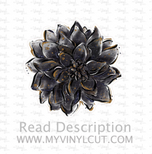 Load image into Gallery viewer, Sticker | 68G | Black Dahlia | Waterproof Vinyl Sticker | White | Clear | Permanent | Removable | Window Cling | Glitter | Holographic