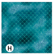 Load image into Gallery viewer, Printed Adhesive Vinyl MERMAID GLITTERS Pattern Vinyl 12 x 12 inch sheet