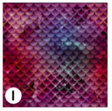 Load image into Gallery viewer, Printed Adhesive Vinyl MERMAID GLITTERS Pattern Vinyl 12 x 12 inch sheet