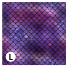 Load image into Gallery viewer, Printed Adhesive Vinyl MERMAID GLITTERS Pattern Vinyl 12 x 12 inch sheet