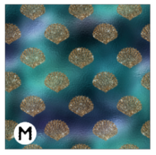 Load image into Gallery viewer, Printed Adhesive Vinyl MERMAID GLITTERS Pattern Vinyl 12 x 12 inch sheet