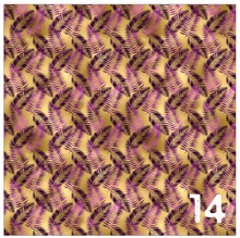 Load image into Gallery viewer, Printed Adhesive Vinyl PURPLE + GOLD Leopard Patterns