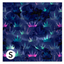 Load image into Gallery viewer, Printed Adhesive Vinyl MERMAID GLITTERS Pattern Vinyl 12 x 12 inch sheet